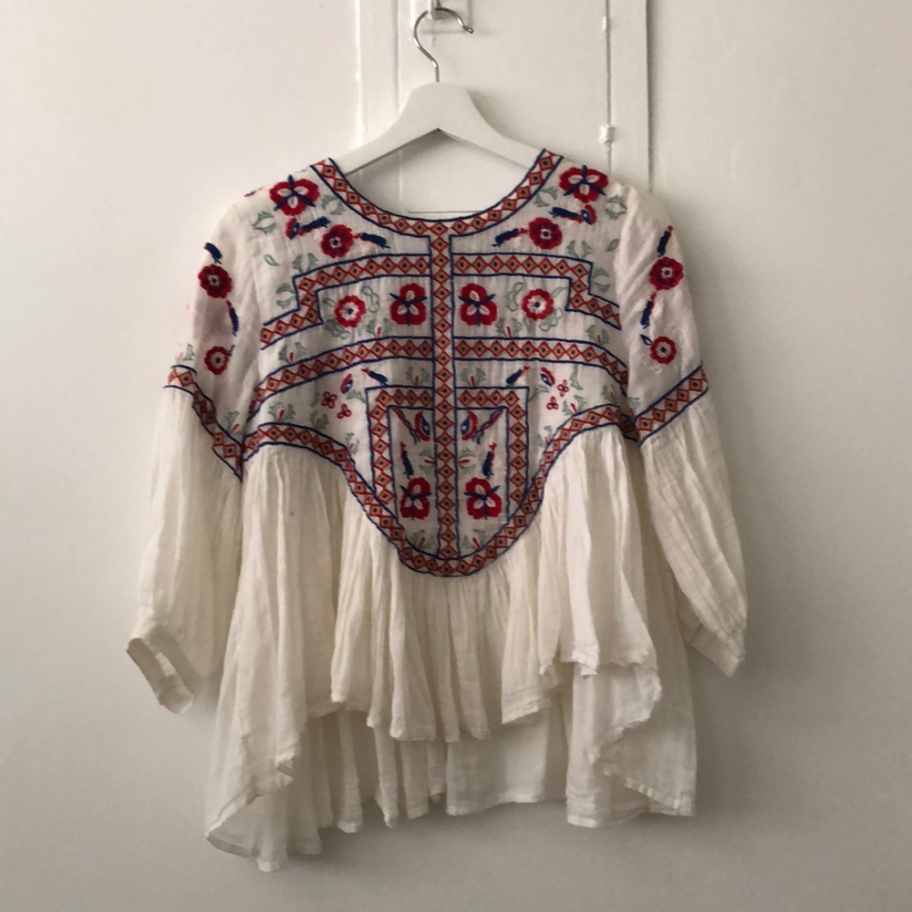 Antik Batik Embroidered Top